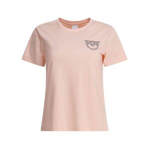 PINKO Women's Love Birds Embellished Short Sleeve T-Shirt Women PINK T-Shirts &